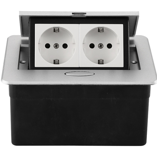 Embedded hidden European standard desktop socket export cross-border pop-up British standard EU German standard desk power socket