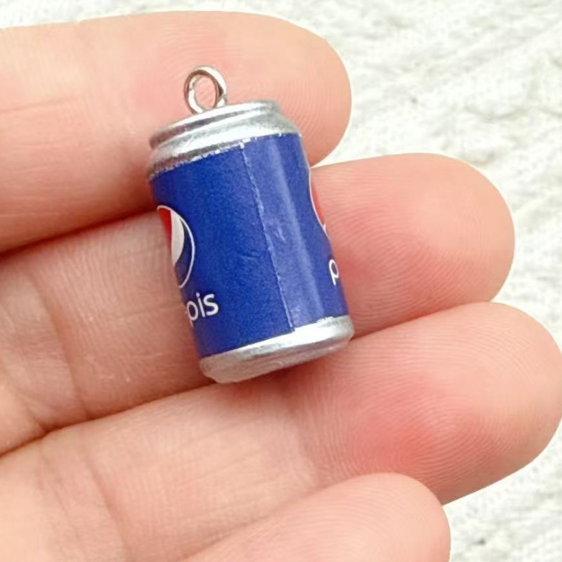 DIY 模擬缶飲料ボトルキーホルダーアクセサリー小さなギフトミニボトル靴アクセサリー|undefined