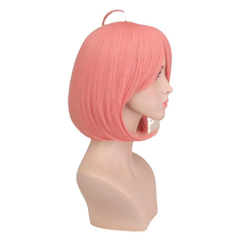 Casa de juego SPY × FAMILIA Anya Fujie Rosa Bobo cabeza cos Anya peluca