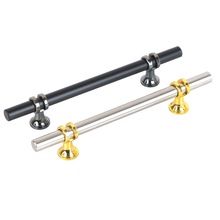 喇叭脚拉手不锈钢家具空心拉手衣柜橱柜锌合金拉手暗装柜门把手