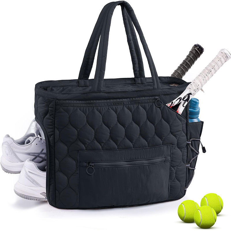 Amazon custom tennis bag, outdoor sports women's handbag, small and fresh diamond-patterned tennis shoulder bag
