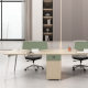 Four-Person Screen Staff Computer Desk Workstation Desk Staff Desk and Chair Combination Simple Modern 4-Person