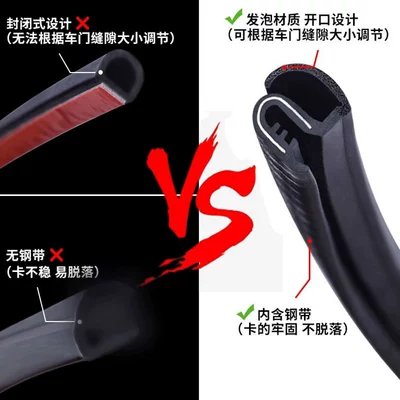 noise-reducing built-in steel band slot – Avtomobil səs izolyasiya zolaqları