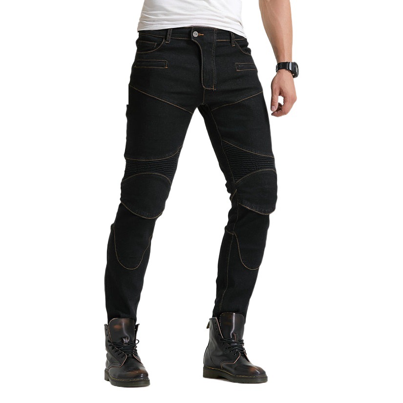 Volero JES-3 motocicleta jeans hombres de ocio al aire libre motocicleta estiramiento resistente a la caída pantalones todoterreno