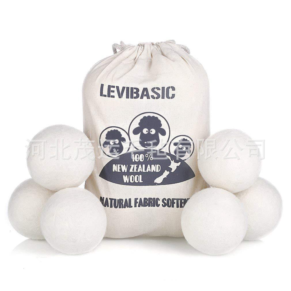 羊毛球烘干球毛毡球1-10cm 防缠绕烘干机专用彩色羊毛 球跨境批发