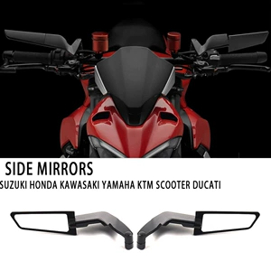 Suzuki Honda Kawasaki Yamaha Ducati motosiklet üçün görünməz tənzimlənən qanad güzgüsü