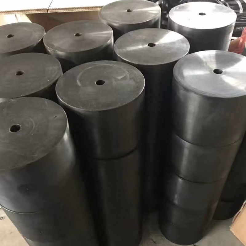 圆形橡胶垫高弹减震胶垫水泵缓冲垫工业机械设备垫块厂家