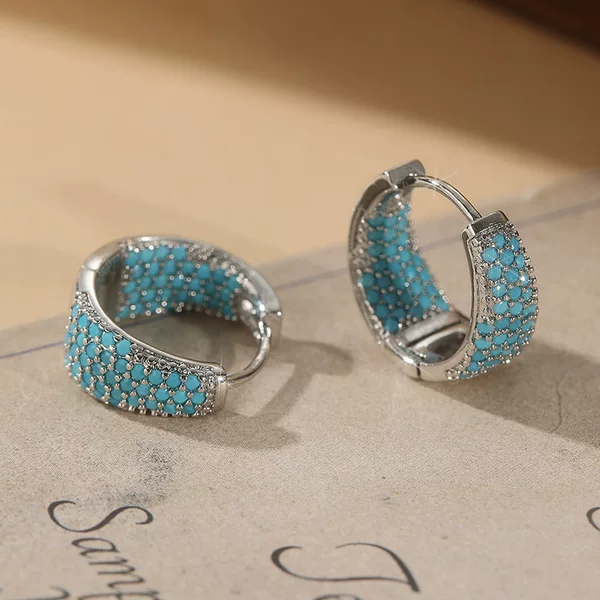 Chenyue Cross-Border Earrings That Make the Face Look Smaller, Fresh and Stylish, Couple Style Ear Hoops, Large Quantity Discount