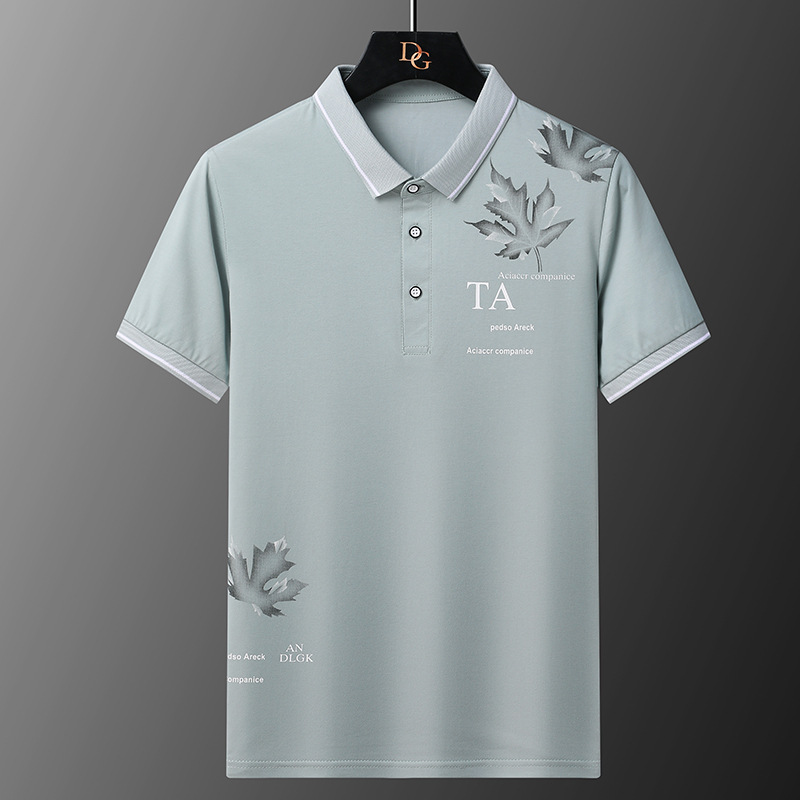 Verano gris hendidura letras ordinarias verano casual en stock manga corta algodón estilo coreano camiseta