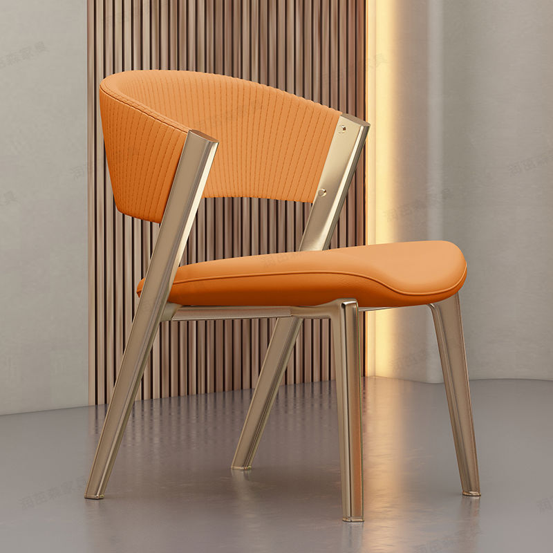 업그레이드된 [주황색] + 전기도금된 금색 다리