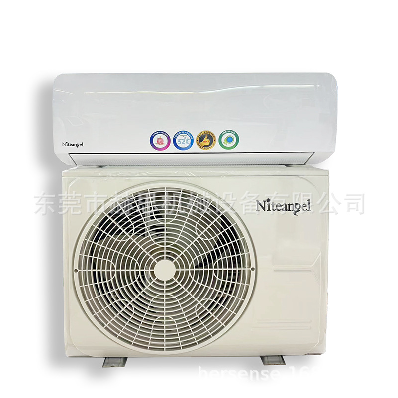 Aire acondicionado de comercio exterior Inglés Inverter Home Colgador de primera clase Eficiencia energética Negro 1.5 HP 12000BTU Split AC