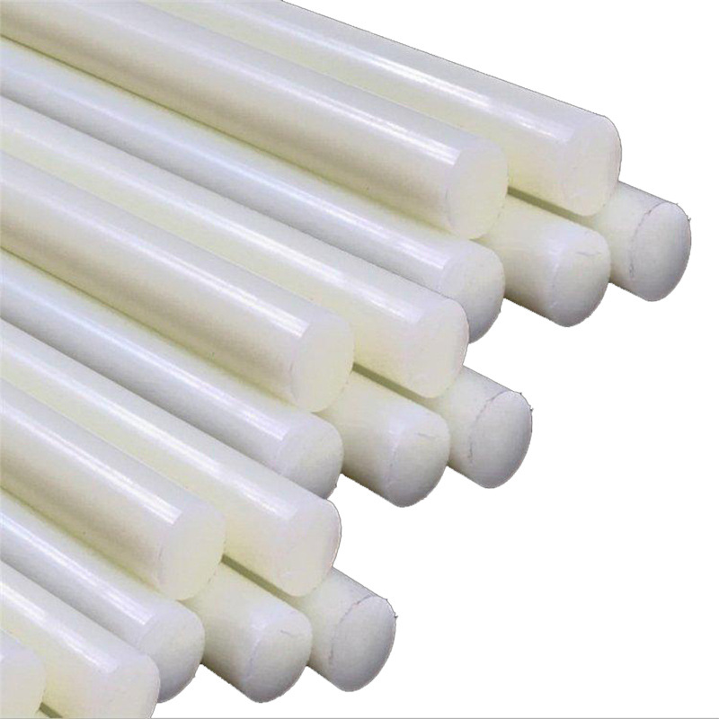 尼龙棒塑料条塑料棒实心圆柱耐磨白色黑色蓝色圆形加工尼龙柱销