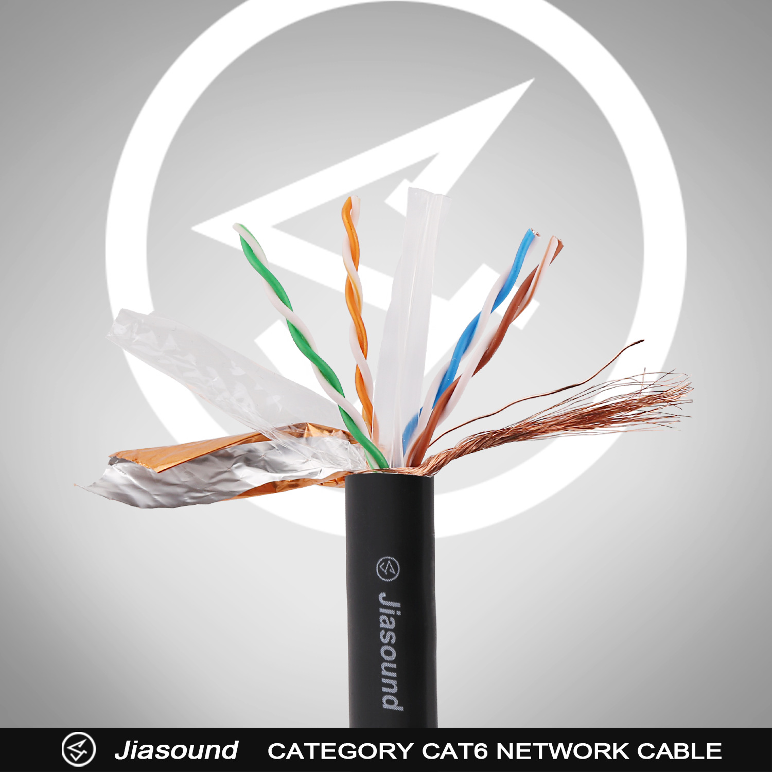 Jiasound专业CAT6网络信号缆RJ45转换DMX缆延展连接线LED大屏网线