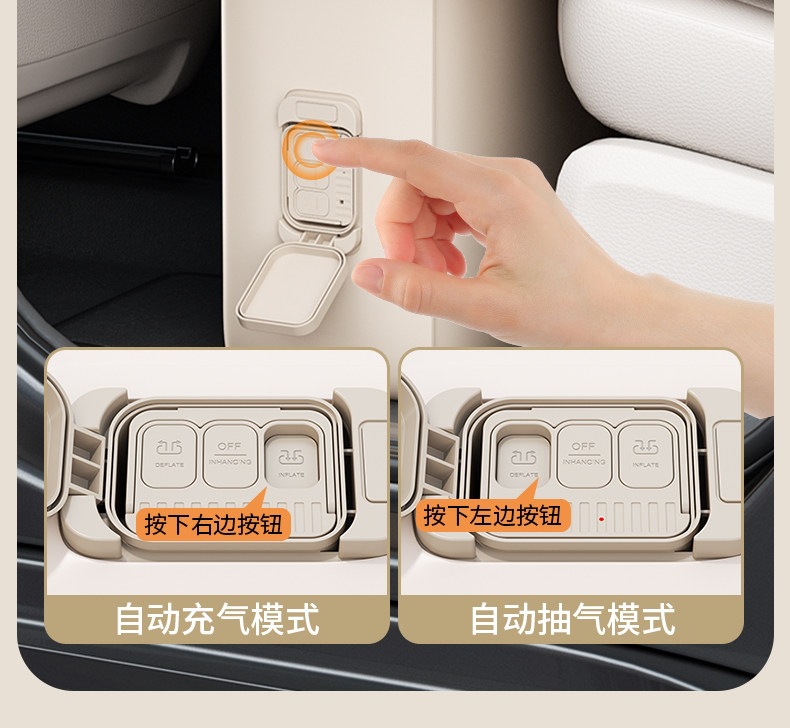 Suitable for children's car baby sleeping bed, car rear seat small bed, sleeping mat, baby long-distance car travel essential inflatable bed