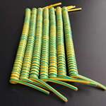 厂家直销黄绿双色弹簧线 单股多芯2.5平方铜芯线