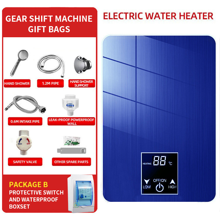 国境を越えたインスタント電気温水器 110V 家庭用インスタント加熱小型シャワーインテリジェント恒温バス省エネ|undefined