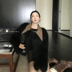 アライグマの毛皮の本物の毛皮のコート女性の新しい Haining 本物の毛皮のコートドロップシッピング