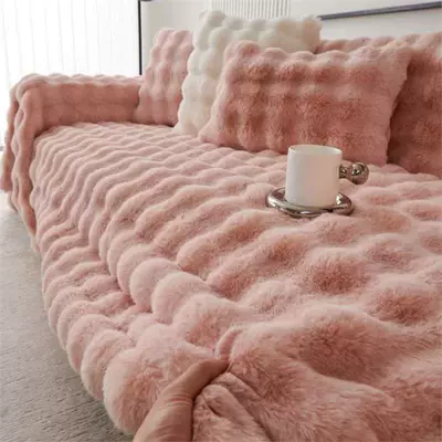 Bedroom Bedside Blanket Ins Living: Car Carpet - nuanyi-sakura-pink-45-44cm-pillowcase-with-core