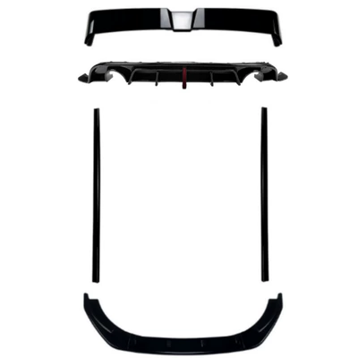 Big Surrounded High 6 Standard Edition Front Lip - high-6-standard-edition-body-parts-full-set-piano-black-2008-2012
