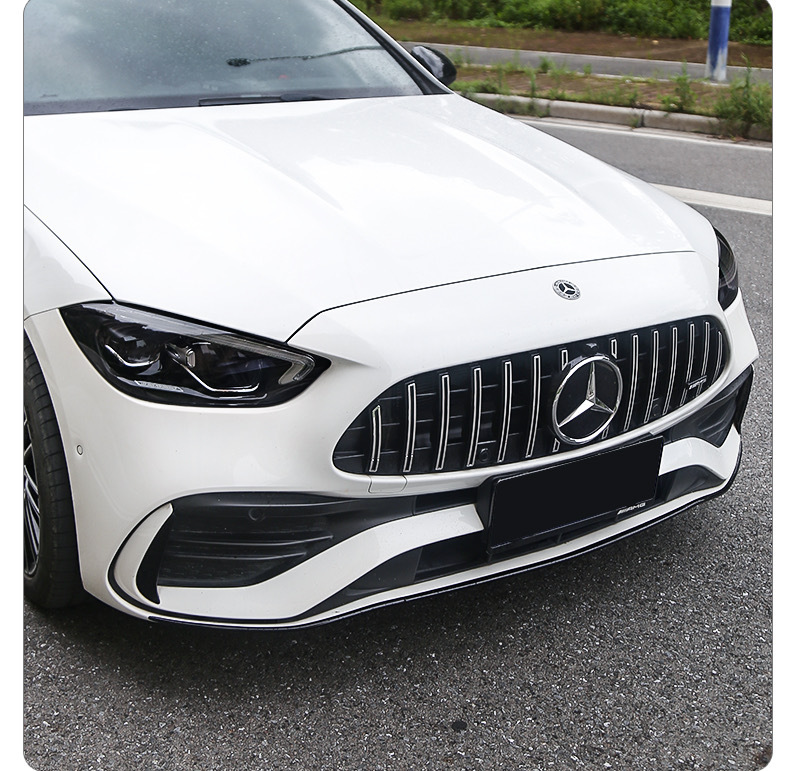Suitable for Mercedes-Benz C- Class Blackened Light Film TPU Headlight Tail Light Color Change Light Control Car Good Black Samurai Film