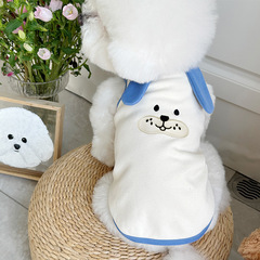 春の新作日本と韓国のインスタイルペット服犬猫服テディビションVIP刺繍ベスト