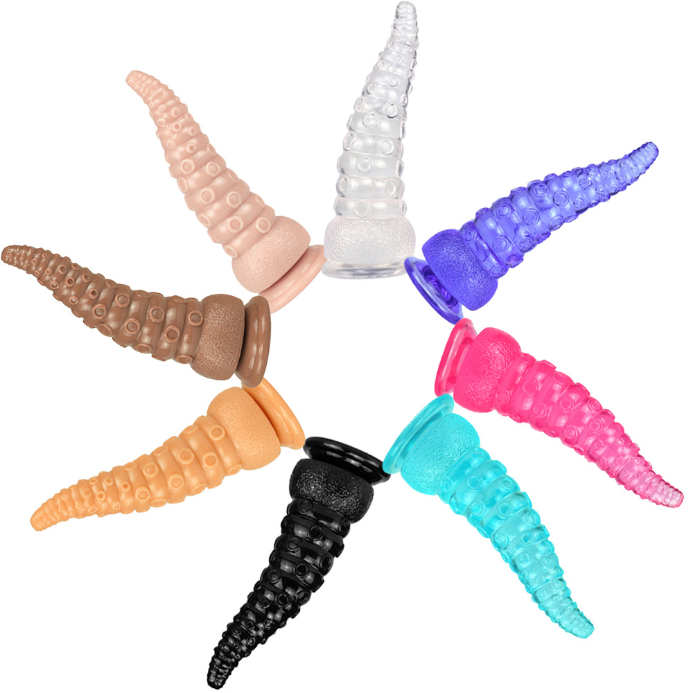 Octopus Tentacle Dildo Anal Plug And Masturbator For Couples_voghion.com