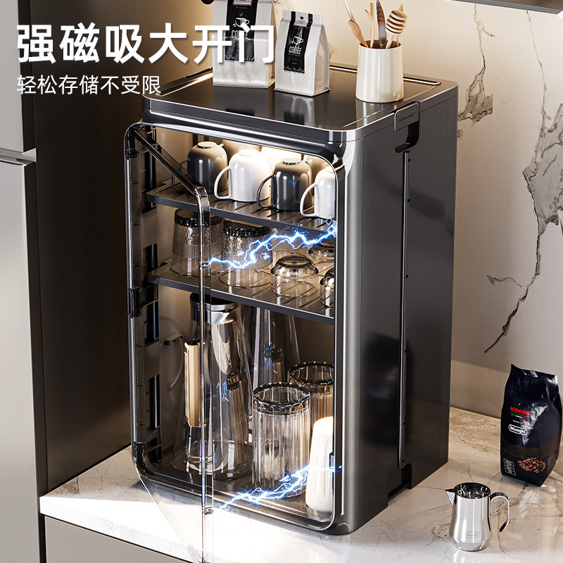 杯子置物架厨房桌面水杯茶杯防尘收纳架咖啡杯马克杯沥水折叠杯架|undefined