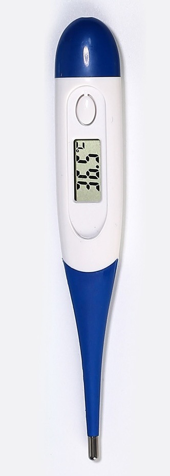Termómetro digital electrónico de punta suave para axila infantil, alta precisión, fábrica de comercio exterior.