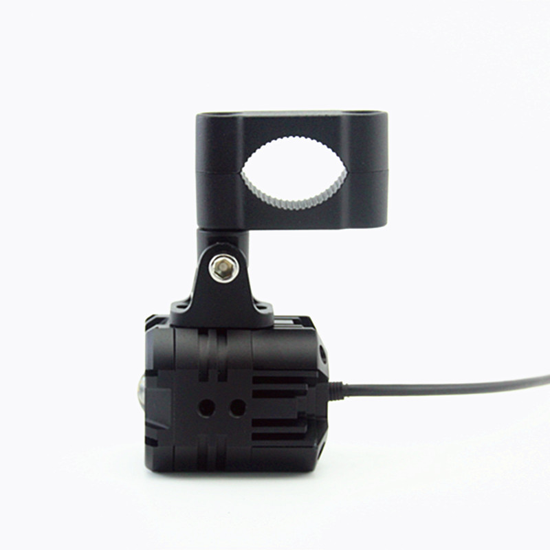 Motorcycle Spotlight Bracket Clamp Single-Hole Aluminum Alloy Bumper Guard Bar Led Spotlight Tube Clamp Extension Bracket