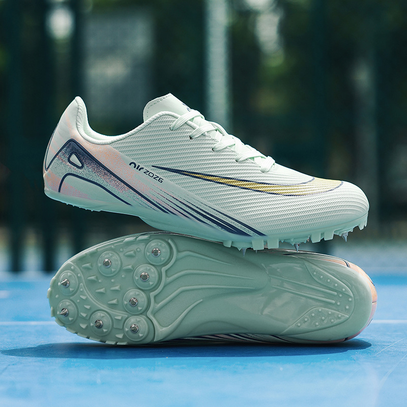 Zapatos de clavos de pista y campo para estudiantes, zapatos de carrera deportiva para hombres y mujeres, zapatos de entrenamiento para hombres, carreras de salto de distancia