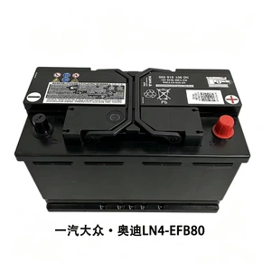 Brand New Faw-Volkswagen Audi Original Car Battery Ln4-Efb80 Start-Stop Battery 000915105Dh