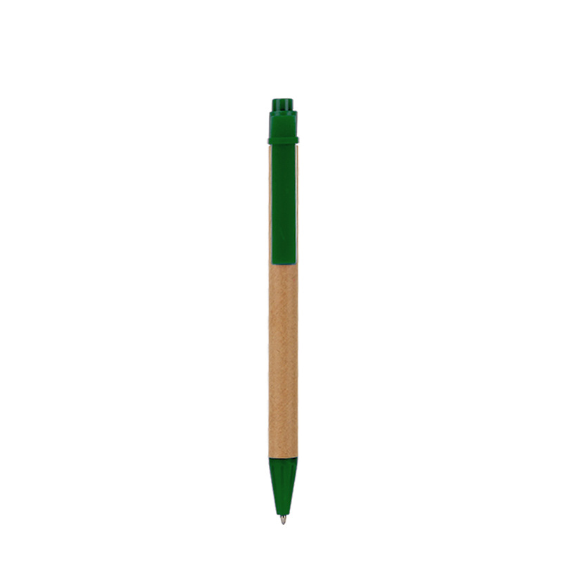 Tubo colgante de papel verde núcleo negro
