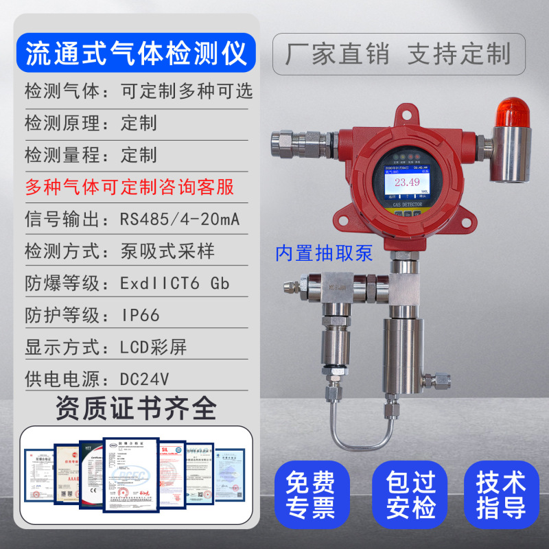 固定式四合一ガス検出器可燃硫化水素一酸化炭素酸素検出器電力井ピット|undefined