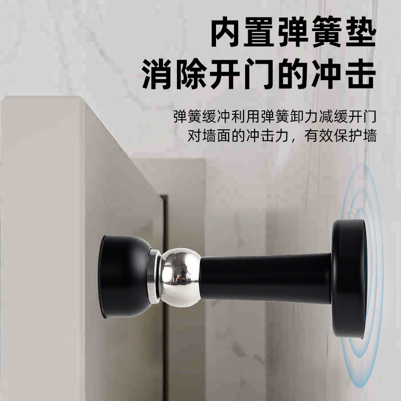 不锈钢门吸 酒店工程房门防撞防风强磁墙吸 卧室木门卫生间阻门器|undefined