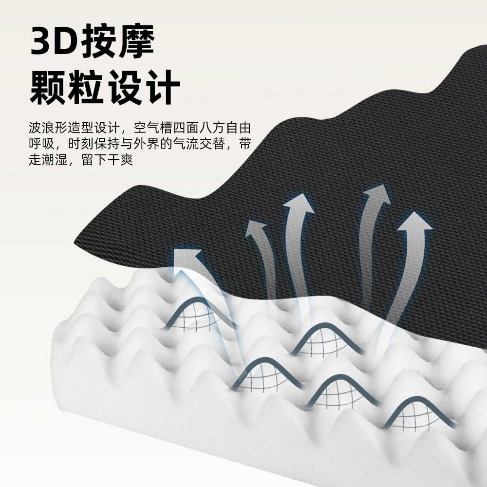 Cojín de silla de esponja ondulada, hemorroides, sedentario, cojín de silla de oficina para mujeres embarazadas, cojín de trasero antideslizante transpirable para estudiantes