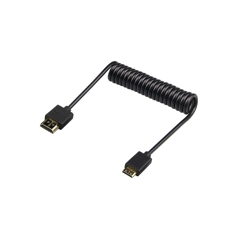 4K 60P HDMIスプリングケーブル2.0カメラアトムモニター高精細線miniマイクロA D C|undefined