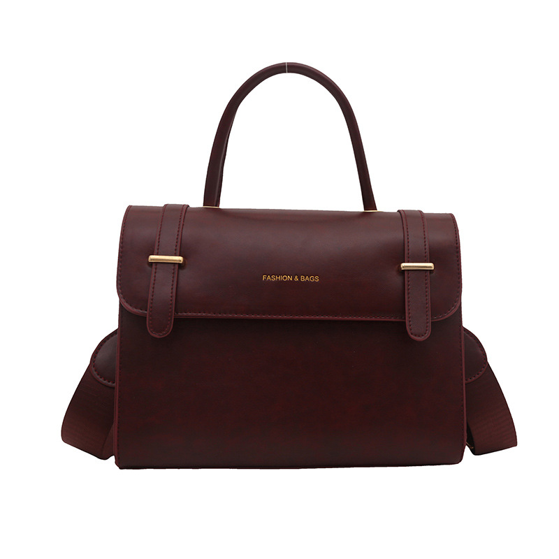 Bolso popular de este año 2024 nuevo invierno personalidad mochila de hombro de textura minimalista bolso de cartero