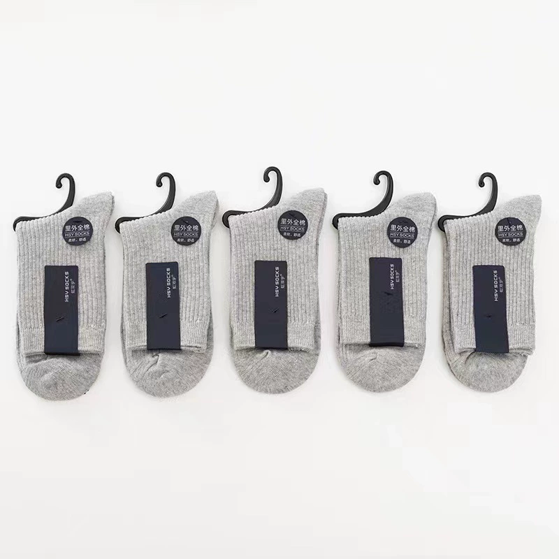 Knee Socks, Japanese style, 100% cotton, mid-length, sweat- and odor-absorbing