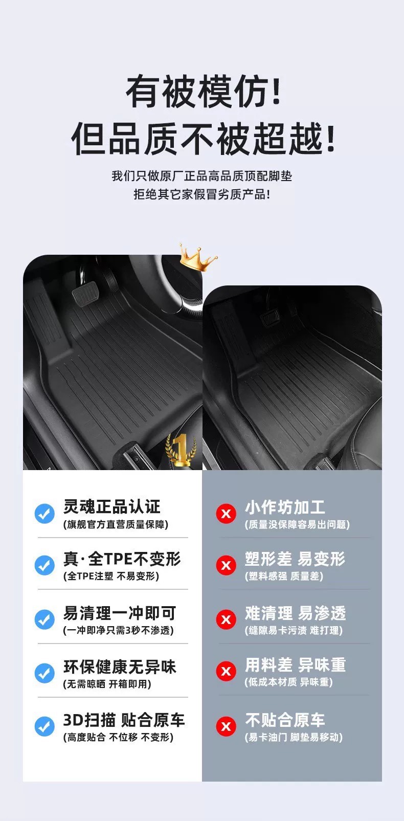 Suitable for Hong Kong Version Overseas Right-Hand Drive Cars Nissan Nissan Nv350 Foot Mats Carpet Tpe Car Floor Mats Right