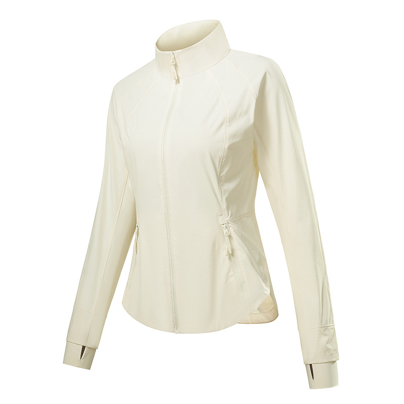 Chaqueta de Protección Solar para Mujer de Nylon y Algodón, Protección UV UPF50
