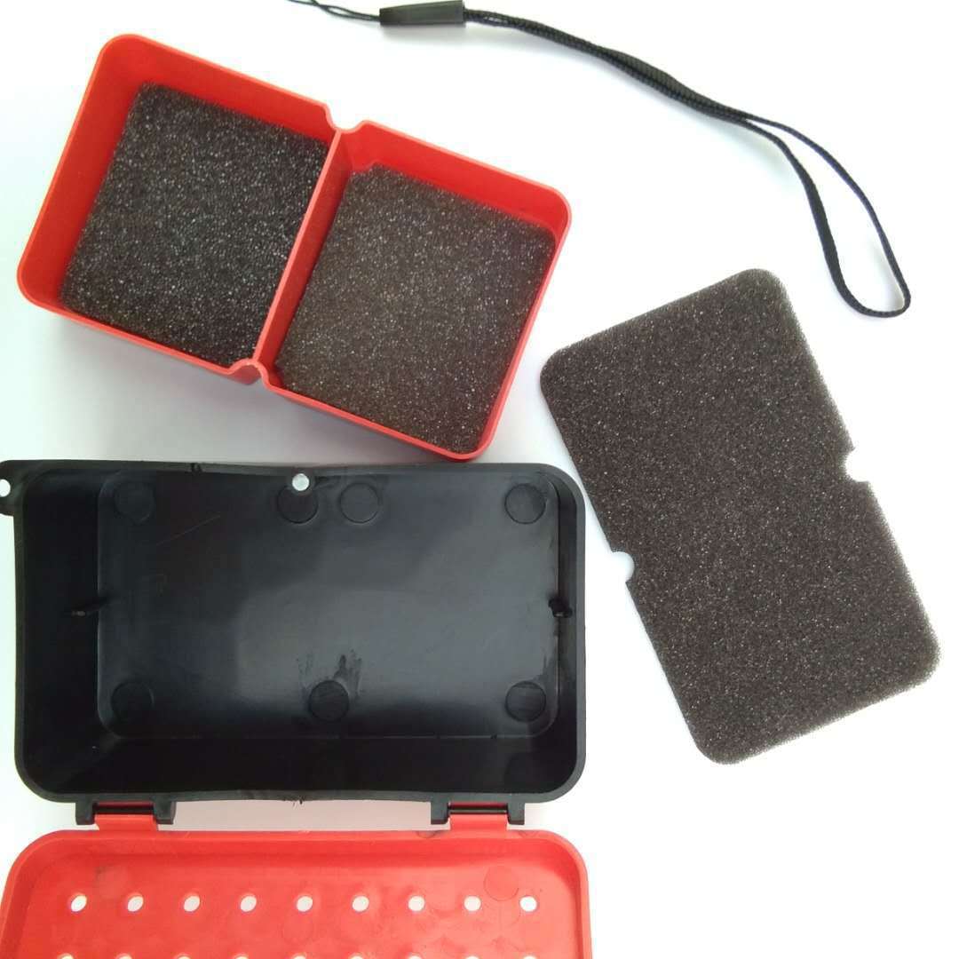 Fishing red worm box with air -breathable pores live bait boxworm…