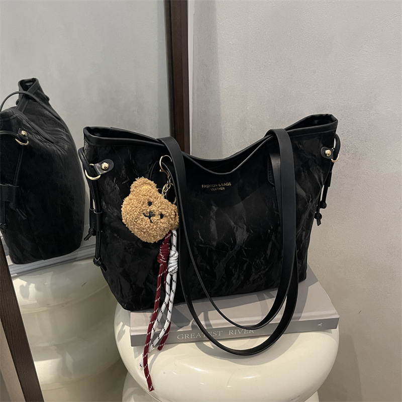 单肩包上班通勤女包2025秋新款时尚小众休闲简约复古手拎托特包女|undefined