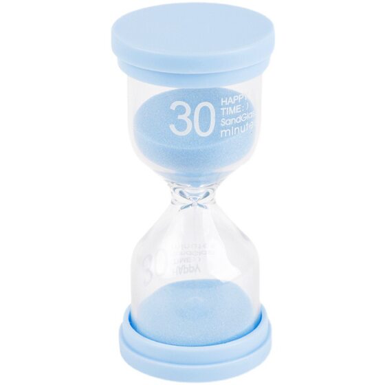 Time hourglass timer glass hourglass ornaments children's gifts 3/15/30 minutes time quicksand bottle gift