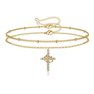 18K�p�ӻʹڿ��D��Ȧʮ�ּܻ�ӽ�ָȦ��߅3A�ʯ�ʹ�ʮ�ּ����