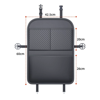 Chair back anti-kick pad Pocket for Car Seat Back - 7000-anti-kick-pad