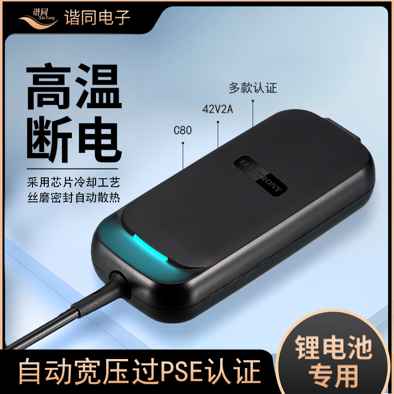 Safe lithium battery charging, 12v, 24v