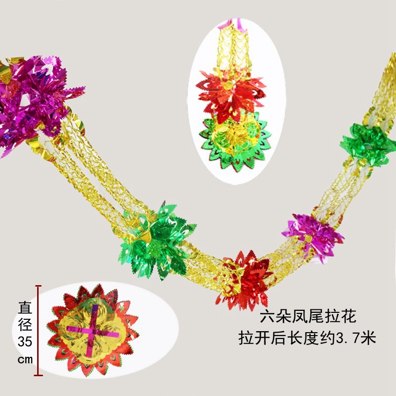 Funeral trefilado adornos de cinta multiplicidad color brillante hoja de arce melocotón corazón moneda de cobre manzana girasol