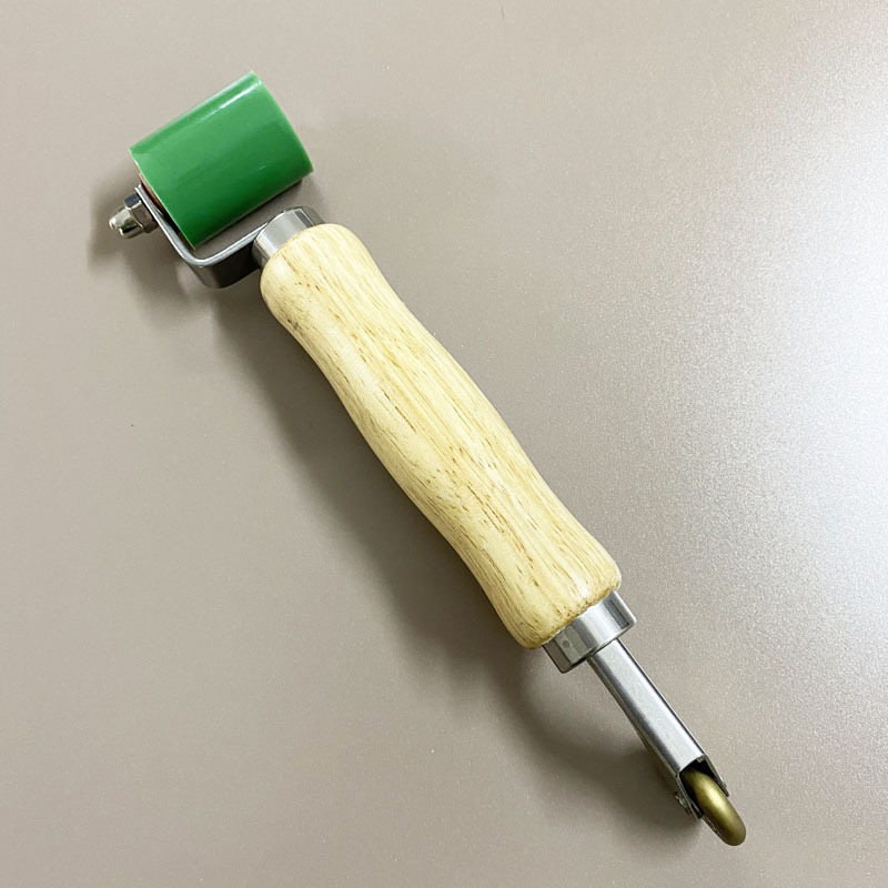 手持ちPVC圧輪防水巻き膜材エッジ溶接シリコンローラー部品ダブルヘッド二軸押さえツール|undefined