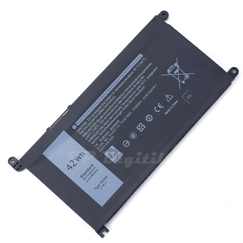 Compatible with Dell 5480 5482 5485 5584 5488 3501 YRDD6 laptop battery
