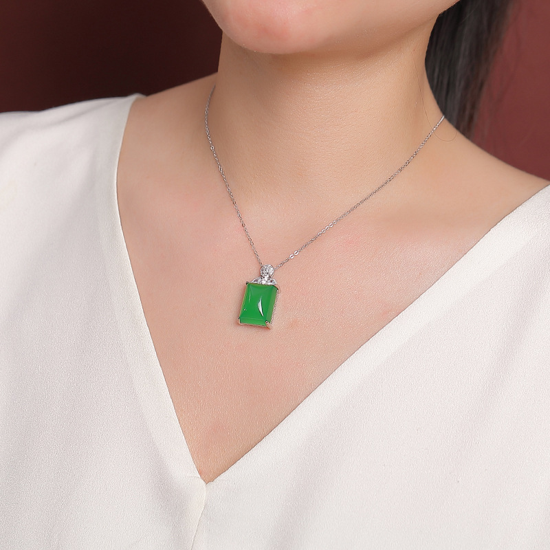 Mặt dây chuyền bạc 925 hình khắc chữ tối giản — Mặt dây chuyền đơn (không bao gồm chuỗi)